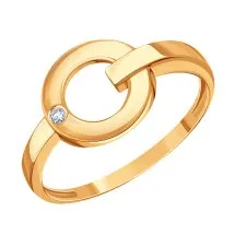 Кольцо Золото 585, Т10201Д041