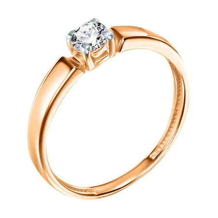 Кольцо Золото 585, К.192034НГ/16,5/бцФ/з585