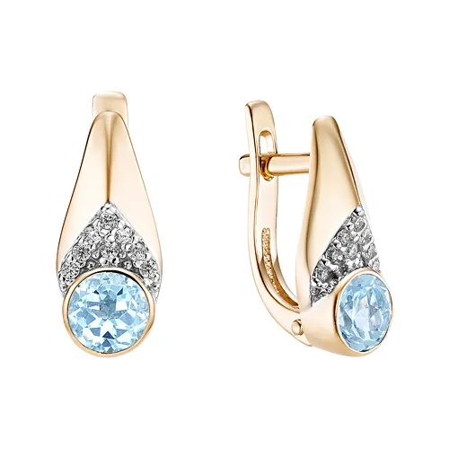 Серьги, Золото 585, С122-4309Т