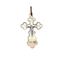 Подвеска крест, Золото 585 Т13086111 Подвеска крест, Золото 585 Т13086111