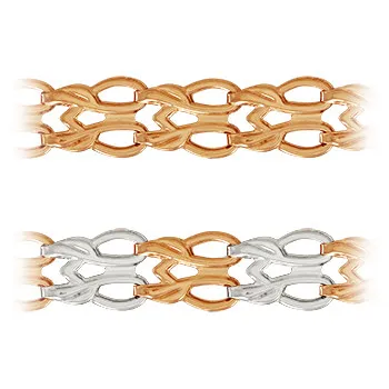 Браслет фантазийный Золото 585 
 109М