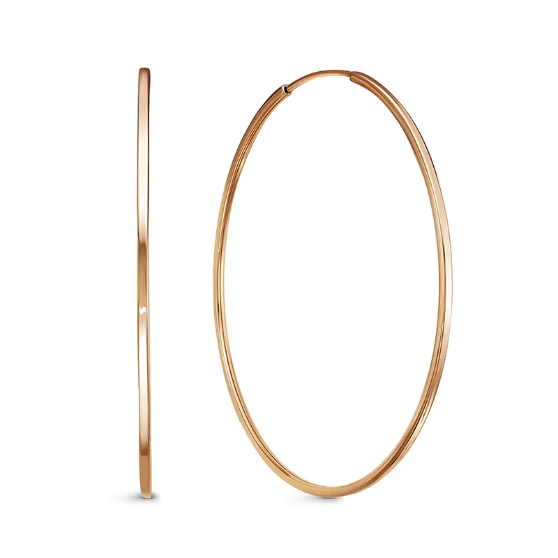 Конго/серьги-кольца,  Золото 585 , 5204136/45