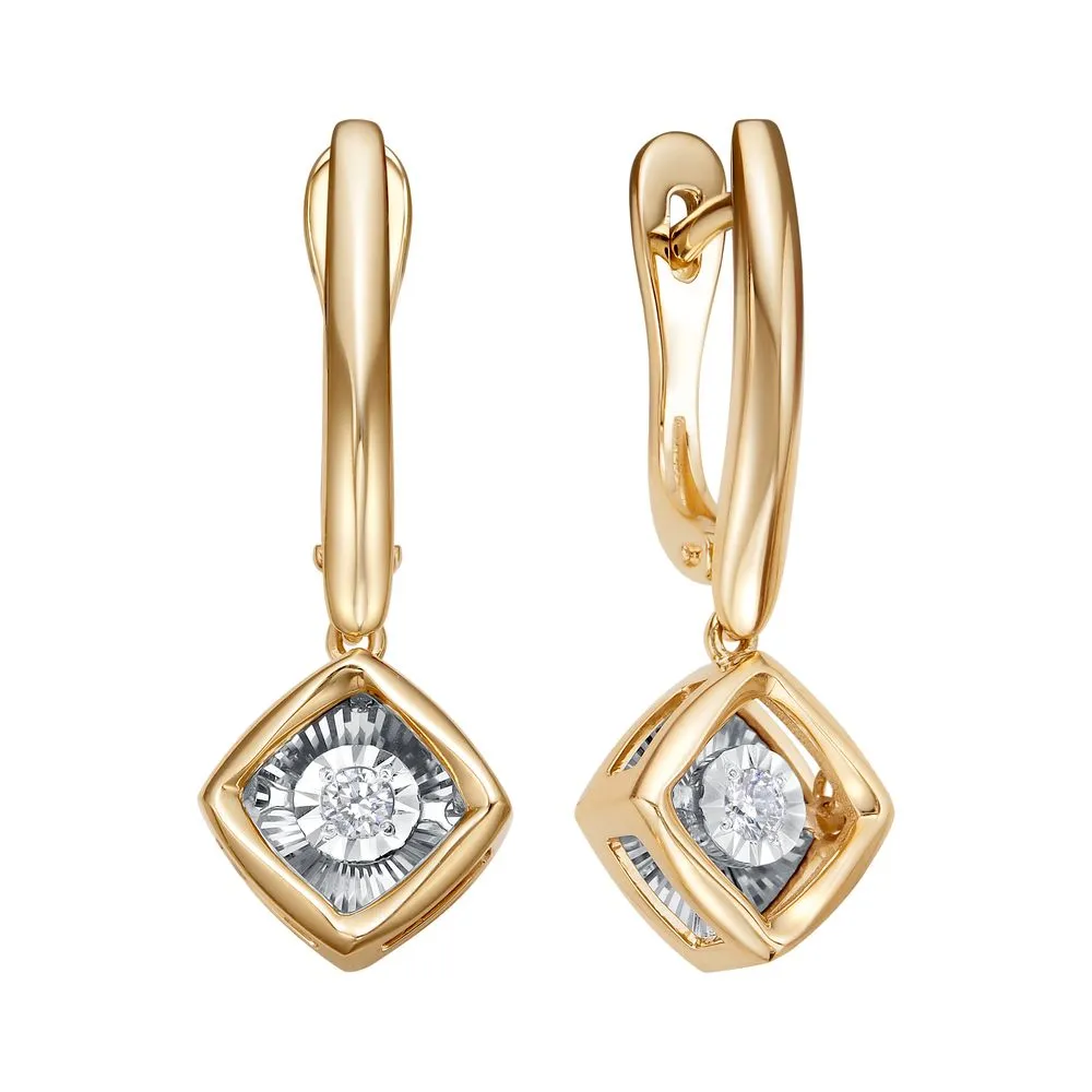 Серьги, Золото 585, С113-8955