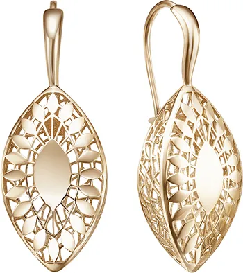 Серьги, Золото 585, Сд3813