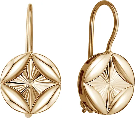 Серьги, Золото 585, Сд3899