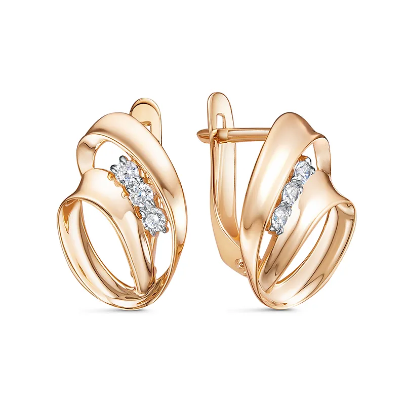 Серьги, Золото 585, 1203654