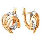 Серьги, Золото 585, Фианит 2125407 1 1 1 Серьги, Золото 585, Фианит 2125407 1 1 1