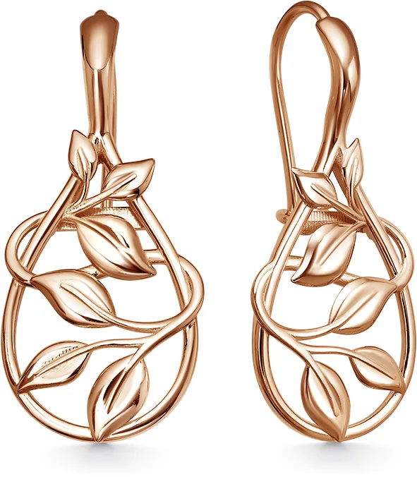 Серьги, Золото 585, Сд3944