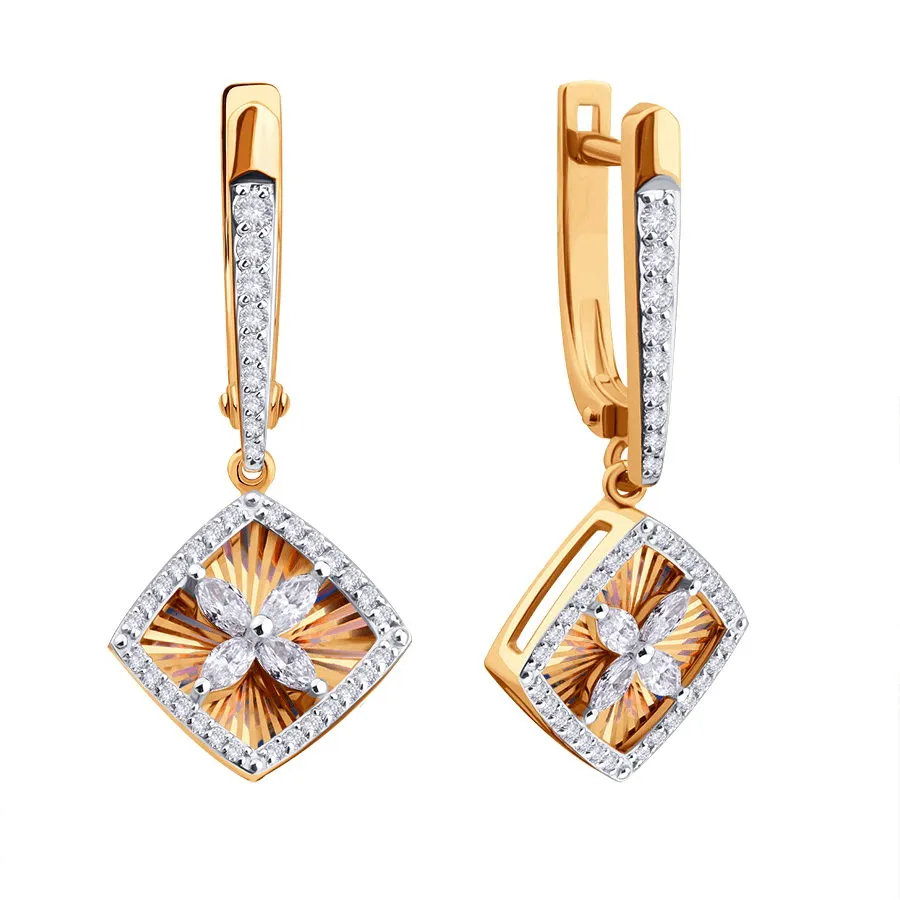 Серьги, Золото 585, Т14162Г800