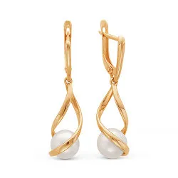 Серьги, Серебро 925, Жемчуг Z2-9123з