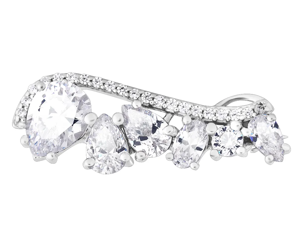 653875 Брошь Серебро 925, 653875