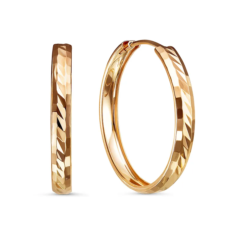 Конго/серьги-кольца,  Золото 585 , 520121/25