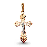 Подвеска крест, Золото 585 11810 Подвеска крест, Золото 585 11810