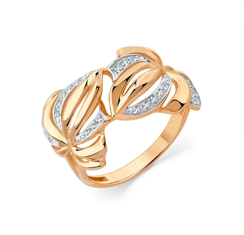 Кольцо Золото 585, 001-0971-0001-011