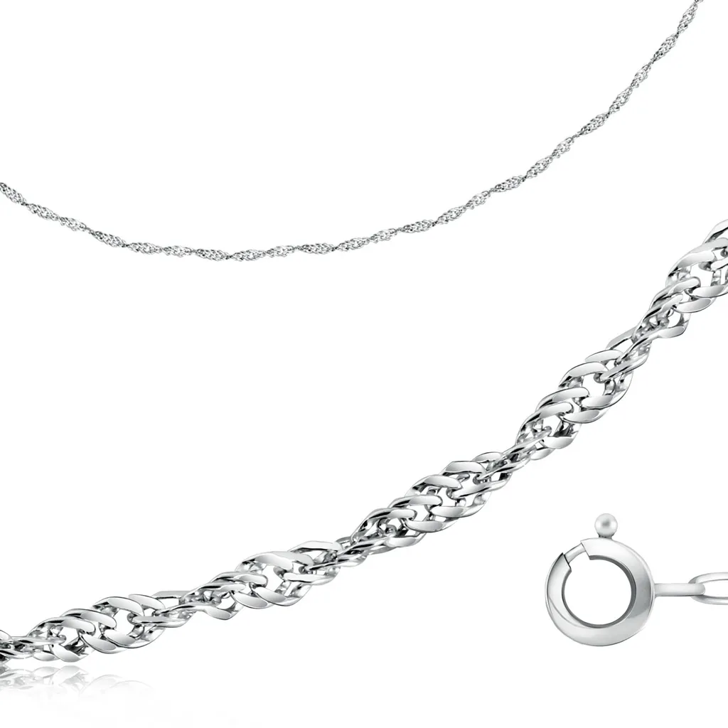 Цепочка Золото 585, плетение Сингапур, НЦ18-028