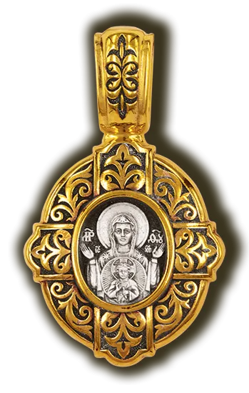 Иконка нательная,  Серебро 925, 08334