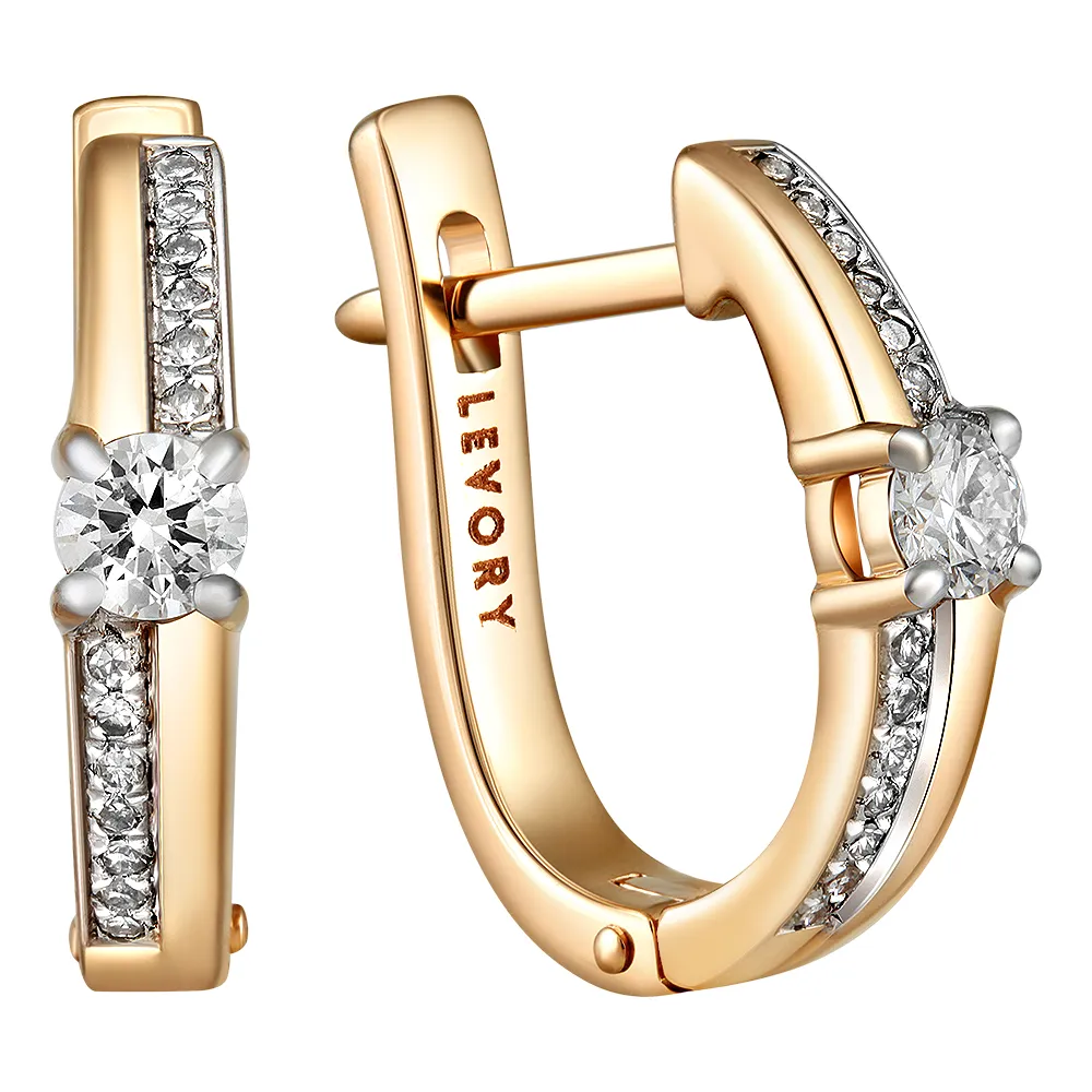 Серьги, Золото 585, 65-41E01236-X1DD