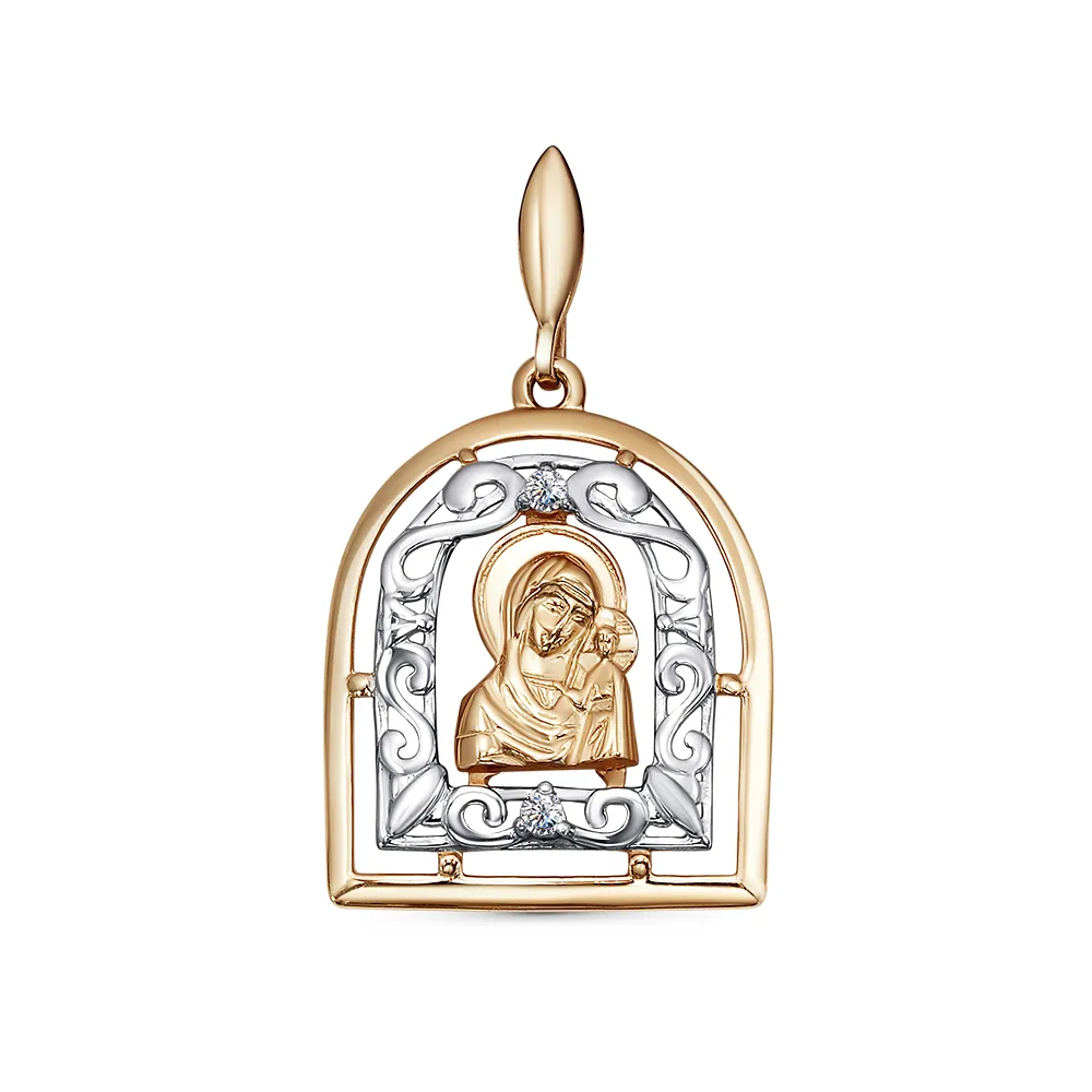 Иконка нательная,  Золото 585, 3461407 1 1 1КЗ