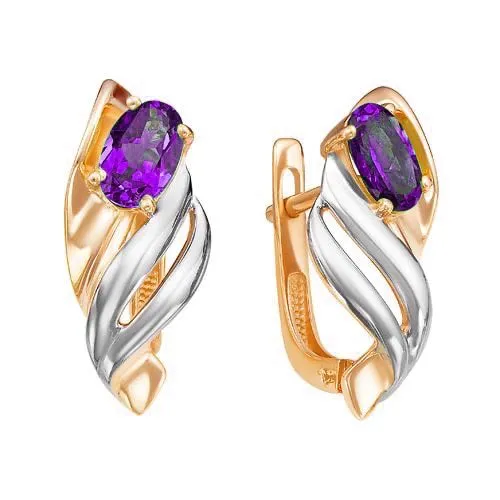 Серьги, Золото 585, С122-5091Ам