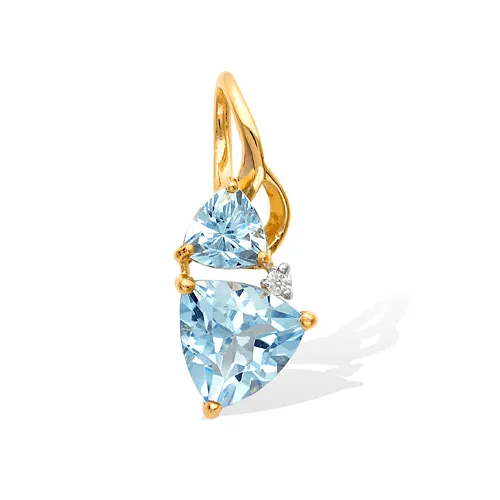 Подвеска фантазийная,  Золото 585, П122-056Т