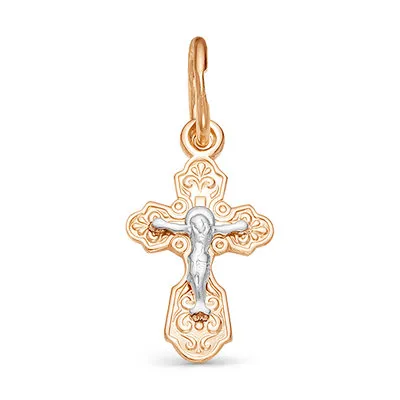 Подвеска крест, Золото 585, 20-0194