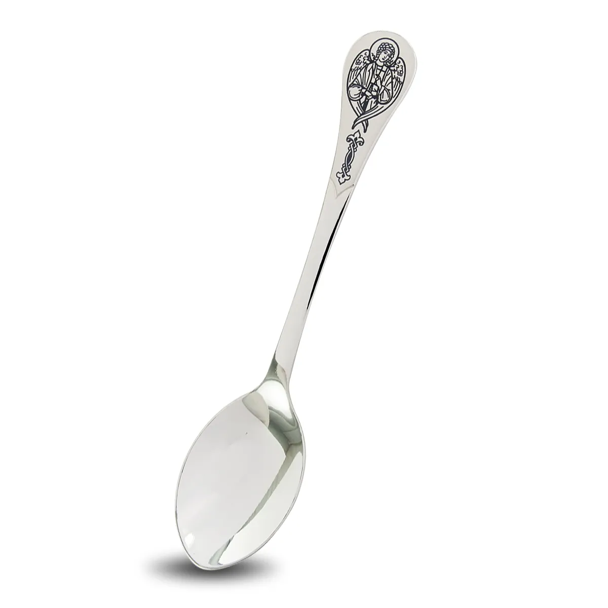 40010139Ф05 ложка "Ангел  Хранитель",  Серебро 925