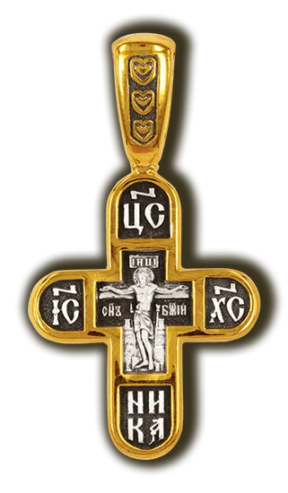 Подвеска крест, Серебро 925, 08242