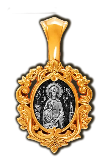 Иконка нательная,  Серебро 960, 08663