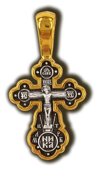 Подвеска крест, Серебро 925, 08447