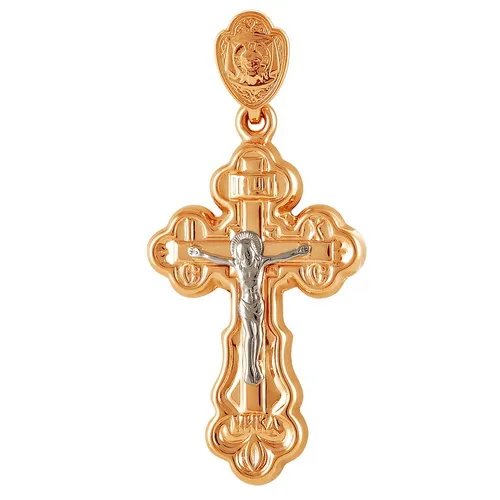 Подвеска крест, Золото 585, 324200 1 1