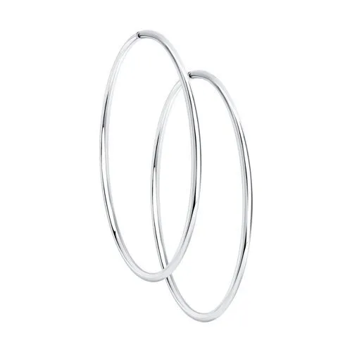 Конго/серьги-кольца,  Серебро 925 , С-6(5,0)ср