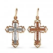 Подвеска крест, Золото 585 Т13006485 Подвеска крест, Золото 585 Т13006485