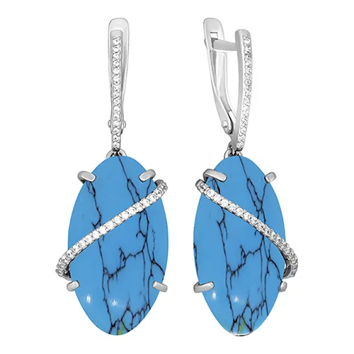 Серьги, Серебро 925, 90-02-6231-00