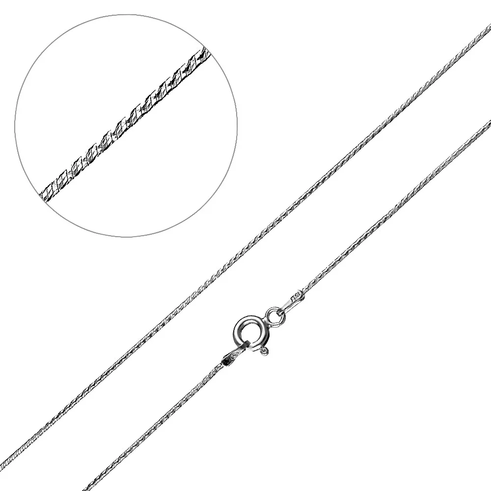 Цепочка Серебро 925, плетение Снейк, ТОДр 21 