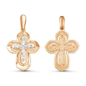 Подвеска крест, Золото 585, 080462