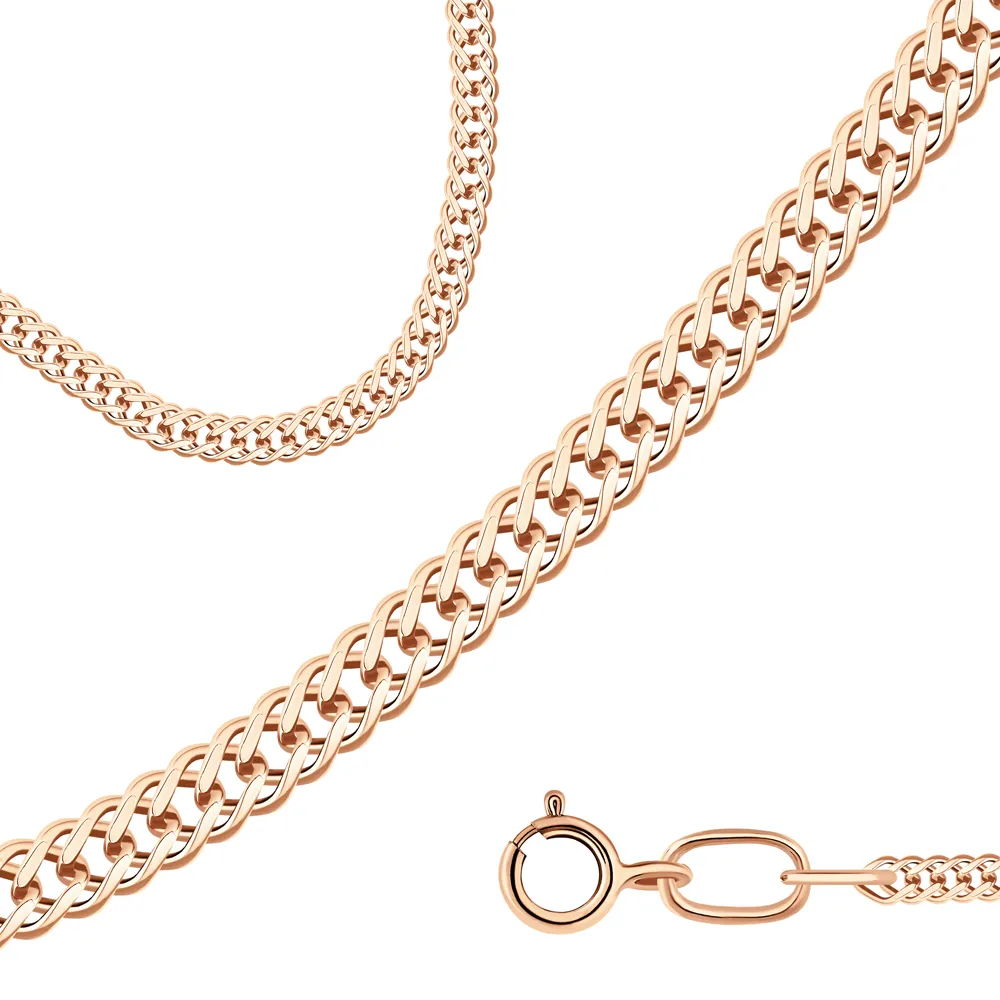 Цепочка Золото 585, плетение Ромб, 8035153-40