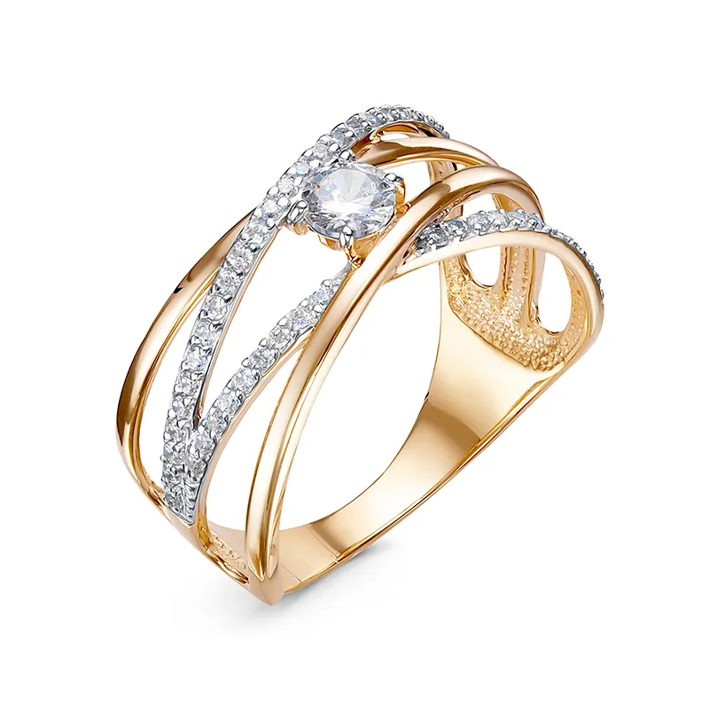 Кольцо Золото 585, 1102580