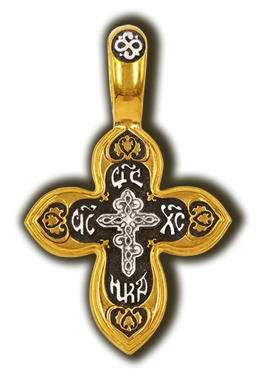 Подвеска крест, Серебро 925, 08037