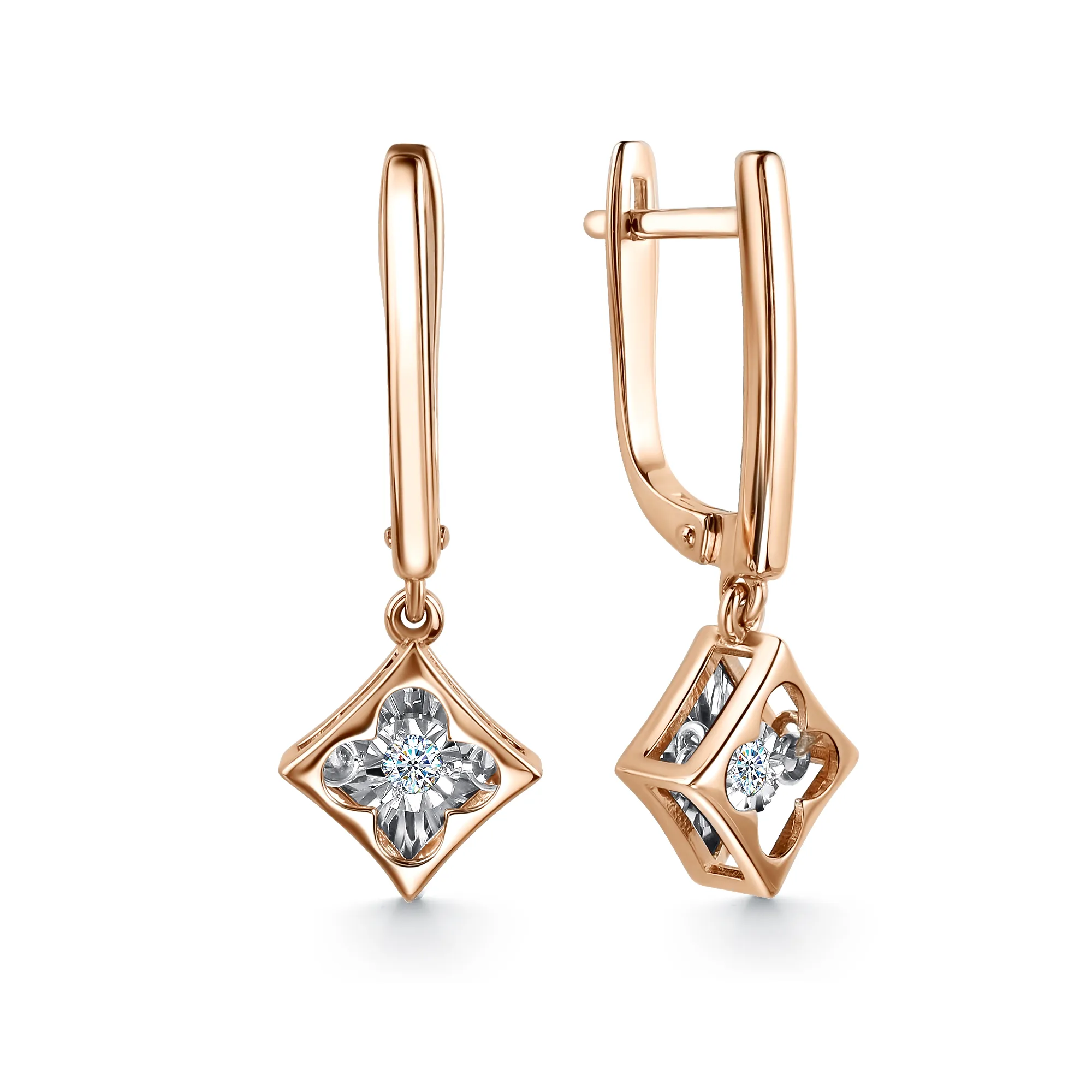 Серьги, Золото 585, 02-11-5957-11-00-1