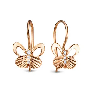 Детские серьги,  Золото 585, 1204831