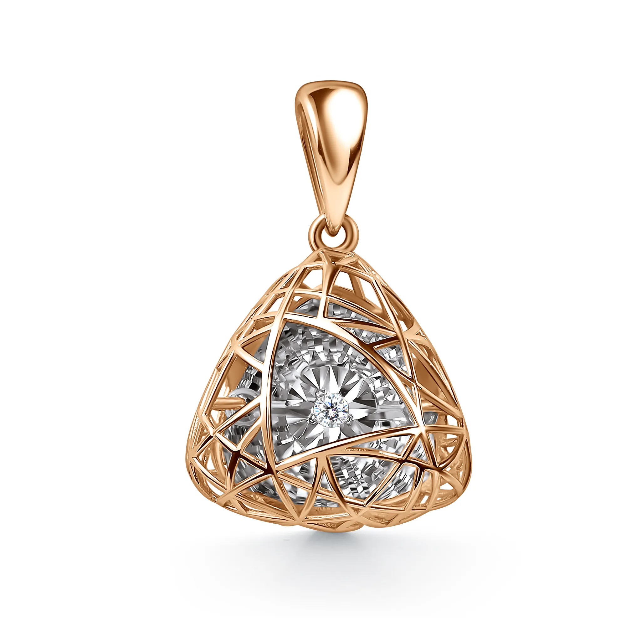 Подвеска фантазийная,  Золото 585, 03-11-51222-11-00