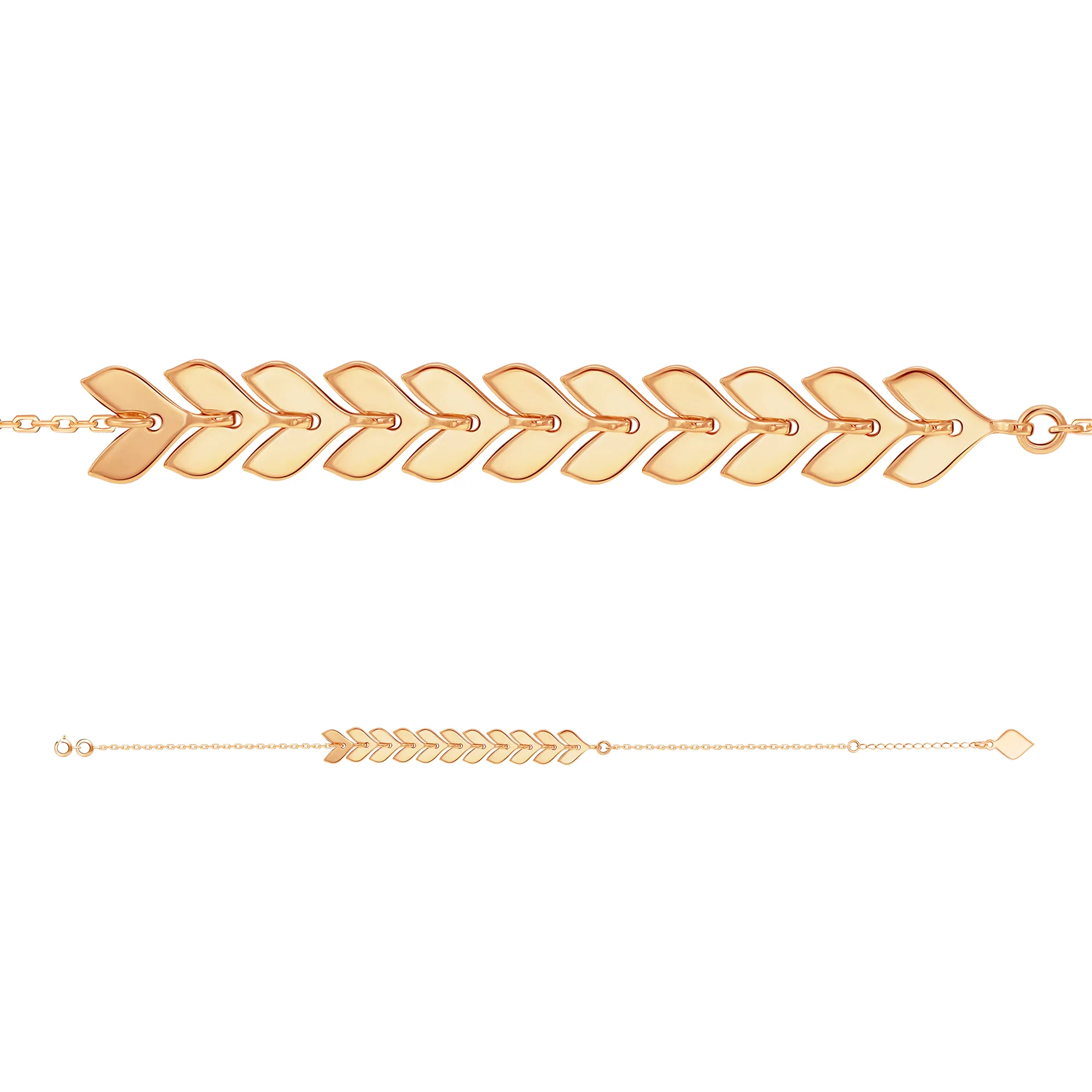 Браслет фантазийный Золото 585 
 00-58-0043-00