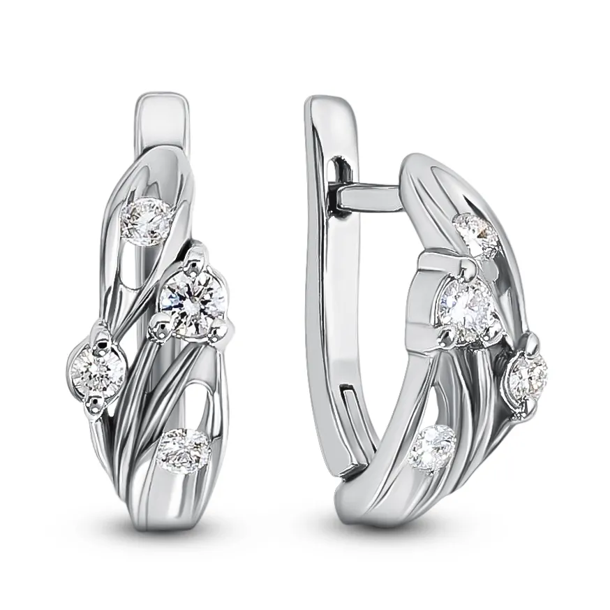 Серьги, Золото 585, 159821ю