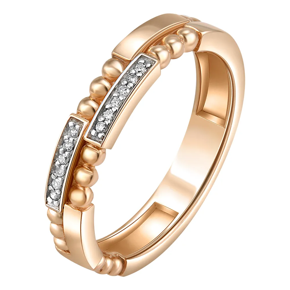 Кольцо Золото 585, 84-41R01393-S0DD