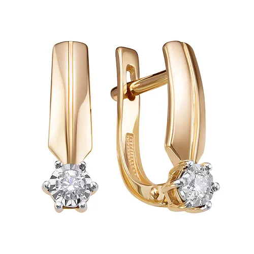 Серьги, Золото 585, С113-5523