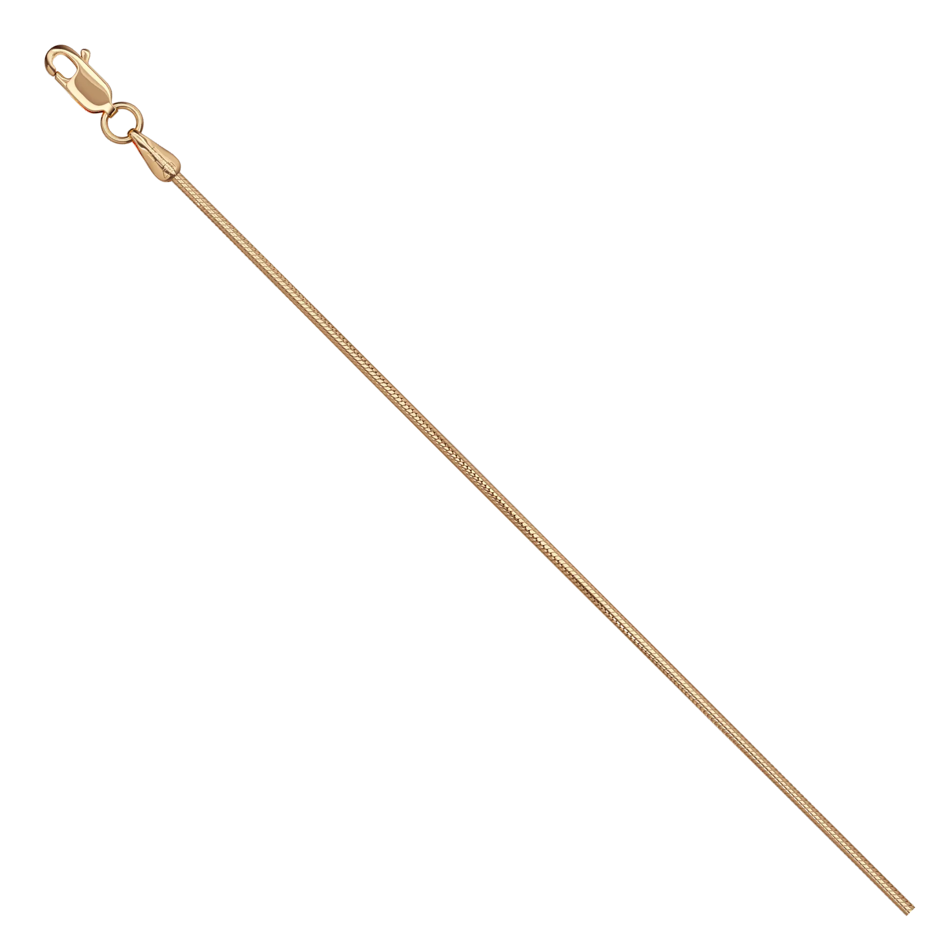 Цепочка Золото 585, плетение Снейк, 8025055-45