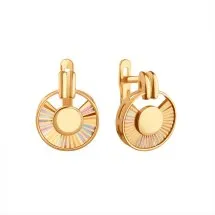 Серьги, Золото 585, Т10062Г451