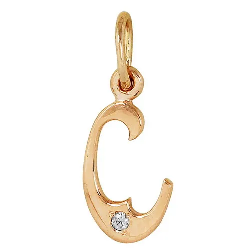 Подвеска буква С,  Золото 585, 310907 1 1 10с