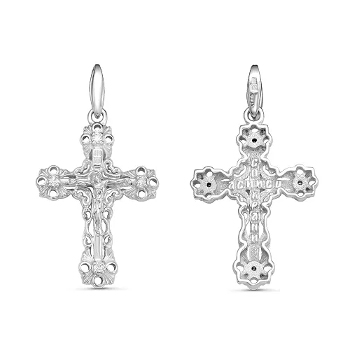 Подвеска крест, Золото 585, 10-12-0023