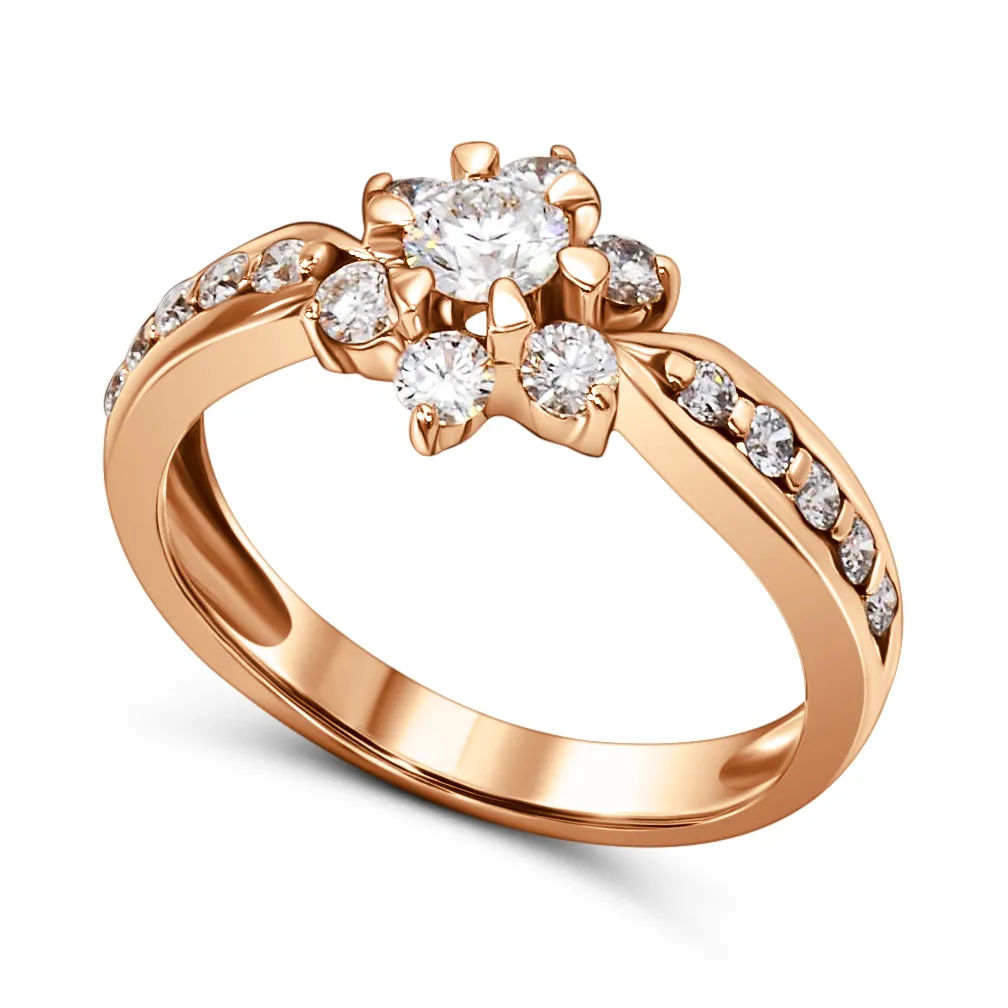 Кольцо Золото 585, 229011ю